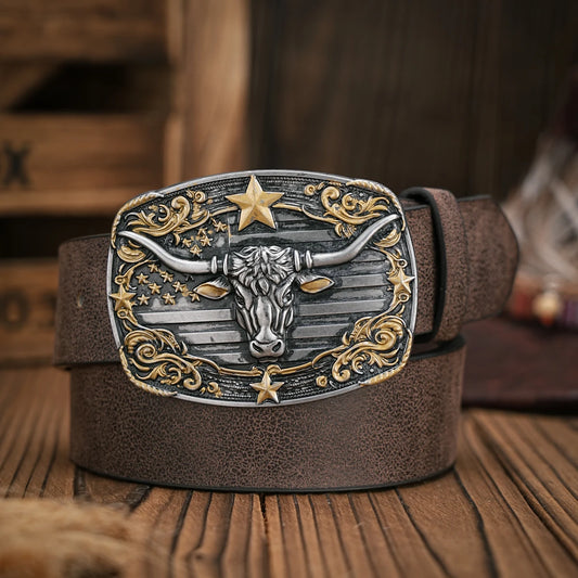 Hand Engraved Belt & Buckle