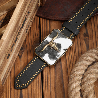 Hand Engraved Belt & Buckle